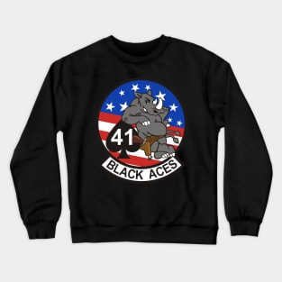 F/A18 Rhino - VFA41 Black Aces Crewneck Sweatshirt